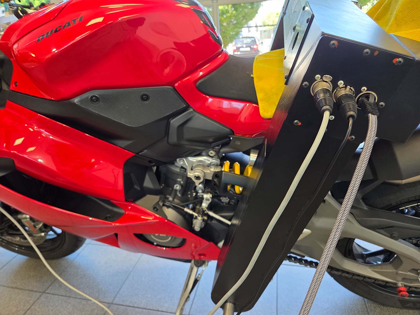 Rahmenvermessung Motorrad