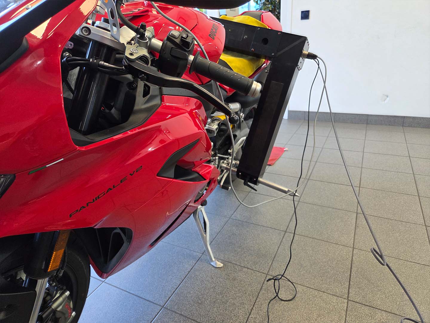 Rahmenvermessung Motorrad